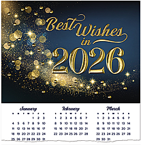 Bright Wishes Foil Calendar Card C2989U-AAA